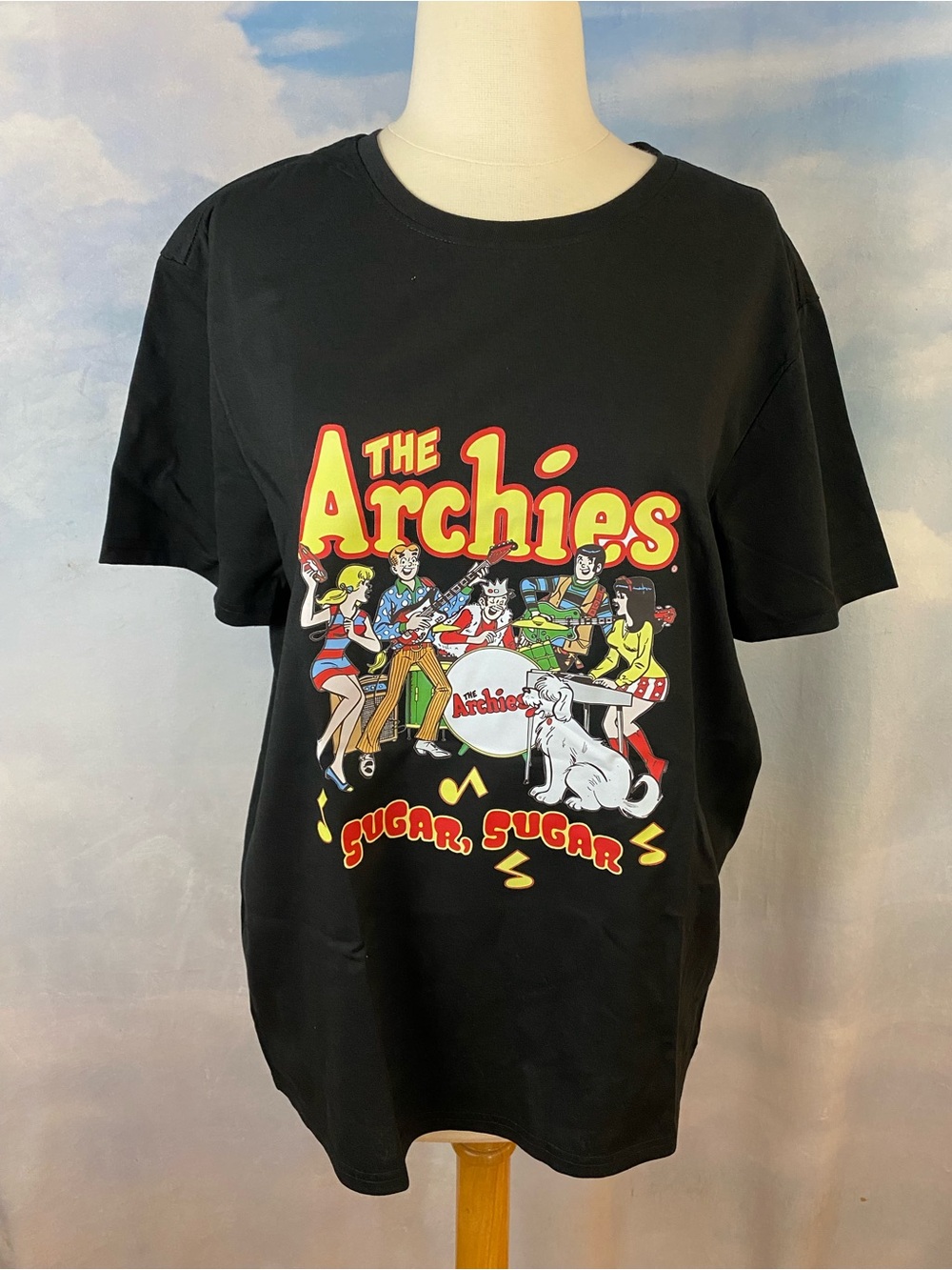 The Archies 'Sugar, Sugar' Black Graphic Tee Size Medium